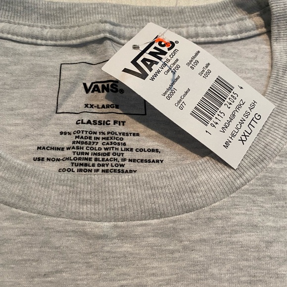 Vans Hellican Short Sleeve Tee T-Shirt - Picture 7 of 7